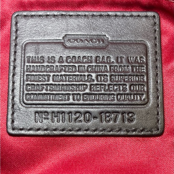 Coach Poppy Signature Tartan Glam Tote - Picture 12 of 16